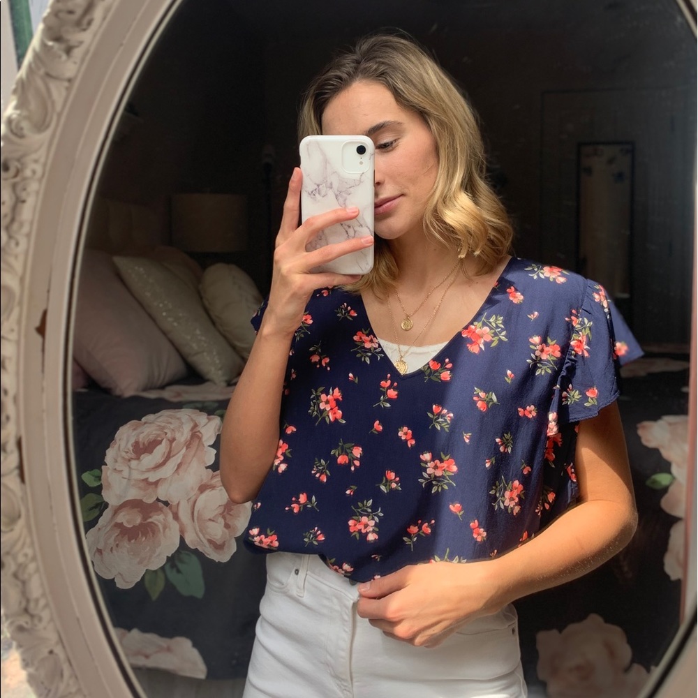 Floral Blouse - Old Navy - XXL